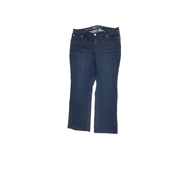 Jennifer Lopez Bootcut Women's size 16P Dark Wash Blue Denim Jeans - Picture 1 of 5